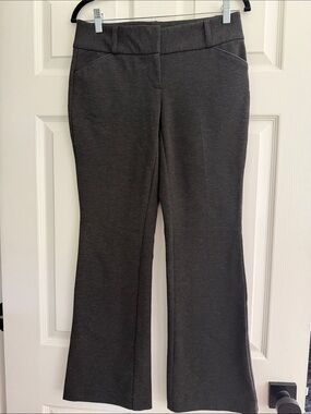 Charcoal Gray Women's Stretch Ponte Bootcut Pants